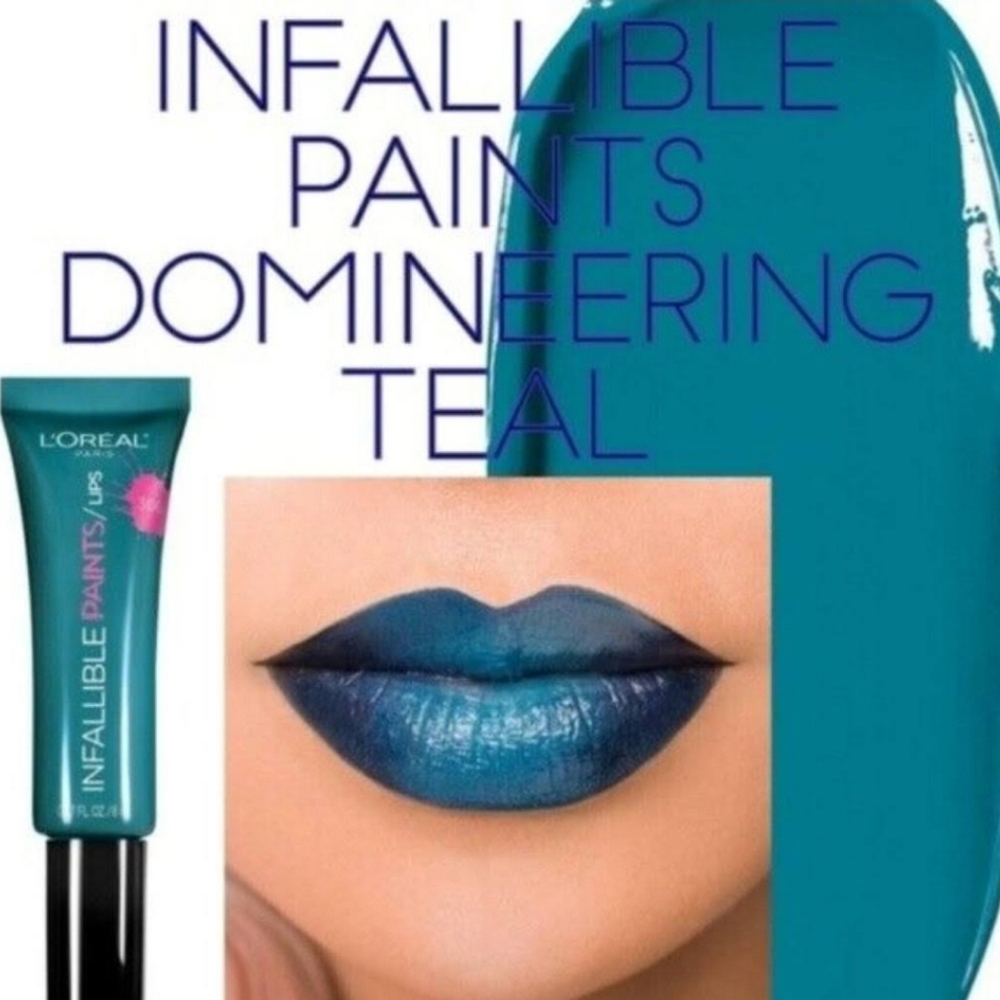 Loreal infallible paints in 306 Domineering Teal-- Discontinued